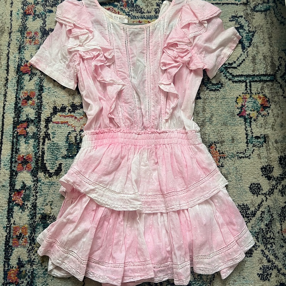 LoveShackFancy Natasha Heritage Mini Dress
